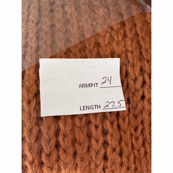 Boho Striped Open Front Knit Cardigan Sweater Women’s Size L Oversized Fall Cozy - Picture 2 of 8